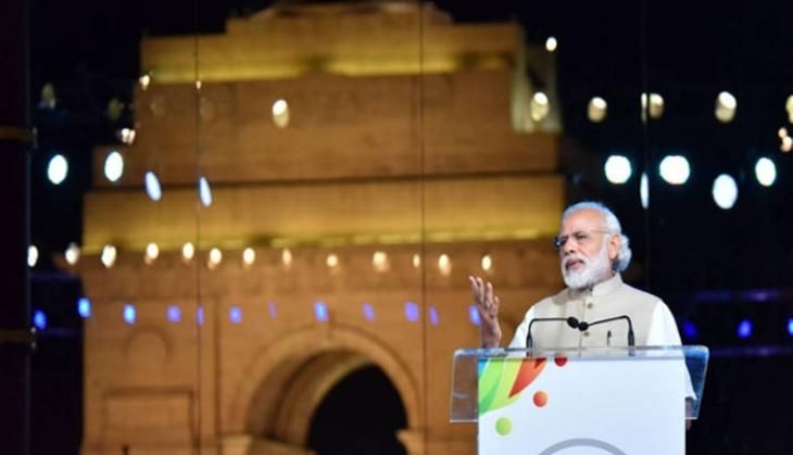 modi at india gate