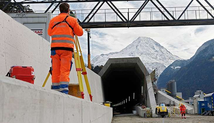 Gotthard railway tunnel Adrian Moser/Bloomberg/Get