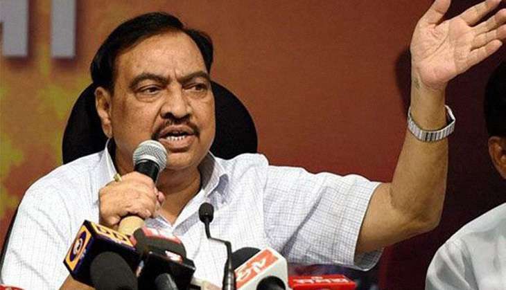 Former Maharashtra revenue minister Eknath Khadse