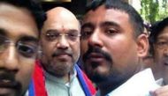 Man accused of attacking JNUSU president Kanhaiya Kumar posts selfies with Amit Shah 