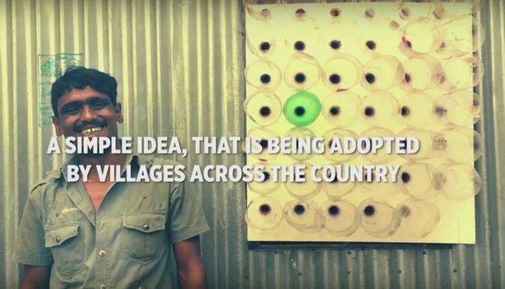 Air cooler made from plastic bottles.jpg