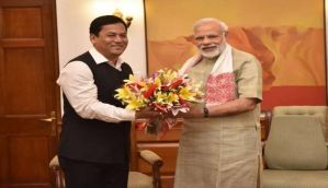 PM Modi meets Assam CM Sarbananda Sonowal to discuss state's financial condition 