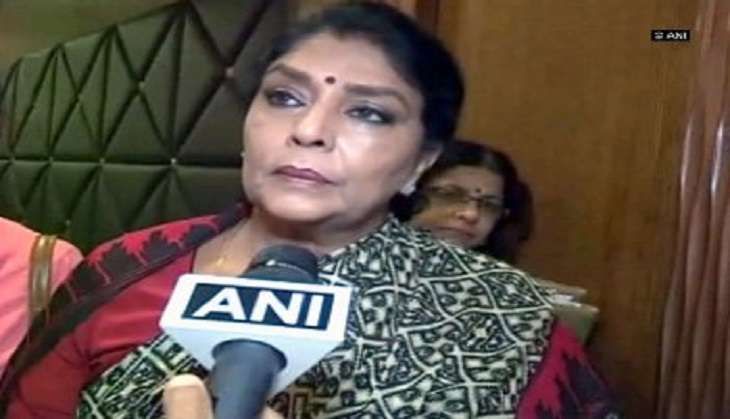 Renuka Chowdhury speaking to media