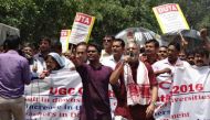DU teachers lead Kitab Rally to the UGC 