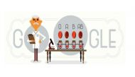 Google doodle's Nobel Prize winner Karl Landsteiner's 148th birthday 
