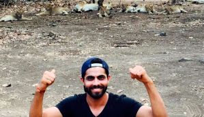 Ravindra Jadeja courts controversy after clicking selfie with Gir lions 