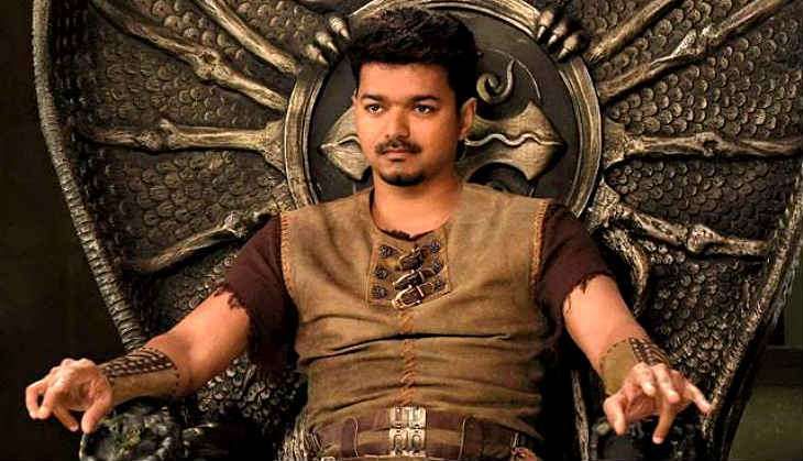 Vijay in a still from Puli