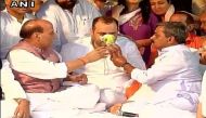  BJP MP Mahesh Girri ends hunger strike outside Arvind Kejriwal's residence 