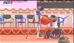 Differently-abled students shine at International Yoga Day celebrations 