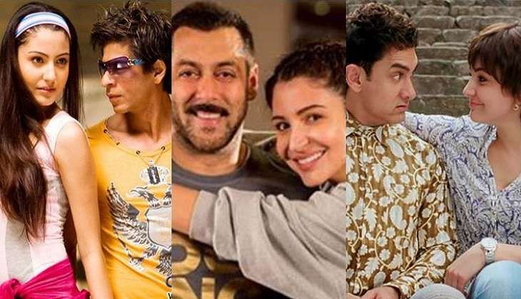 Anushka Sharma with Three Khans'