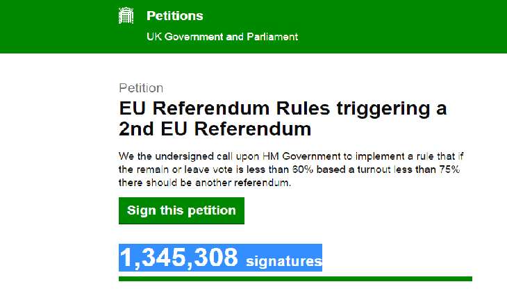 Regrexit? Over 1 million sign petition demanding 2nd EU referendum after furiously Googling Brexit 