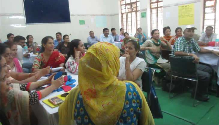Teacher training session in progress