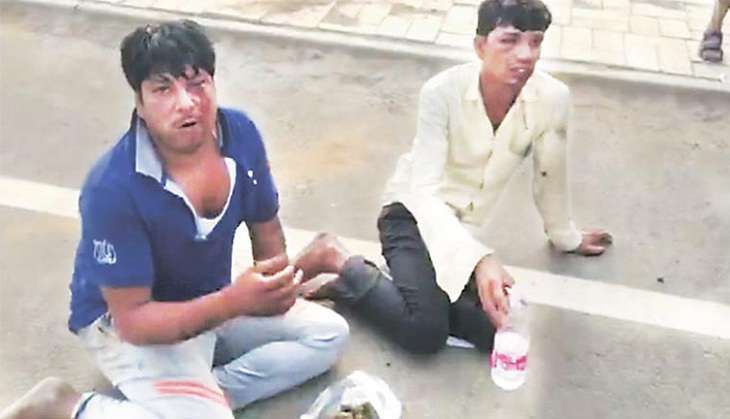 The two victims as seen in the video