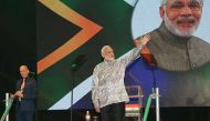 Modi faces jeers too in South Africa, amid usual cheer 