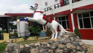 Park opened in memory of beloved police horse Shaktiman in Dehradun 