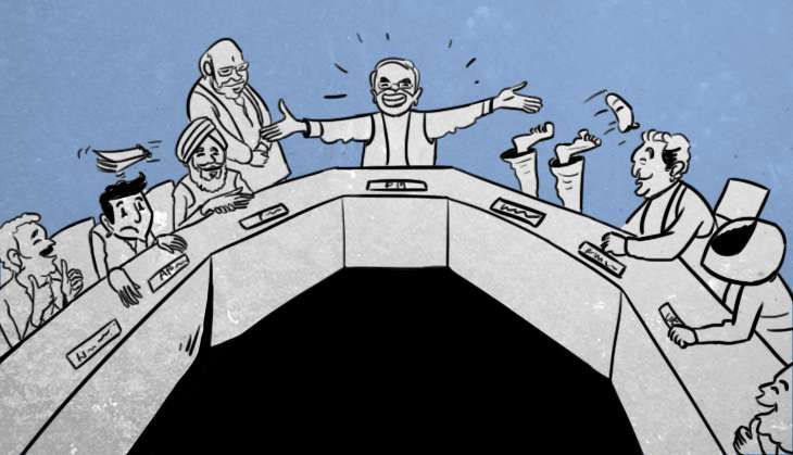 Irony of Modi Inter-State Council: Handshake in De