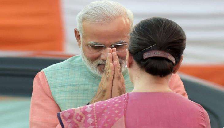 Modi And Sonia
