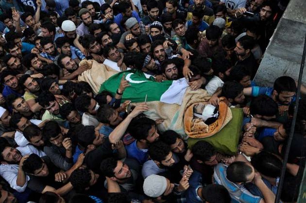 Burhan Wani funeral