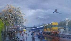 Meet Bijayanand Biswal: The Ticket Examiner who paints railway stations 