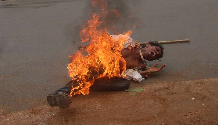 Raipur youth self-immolates