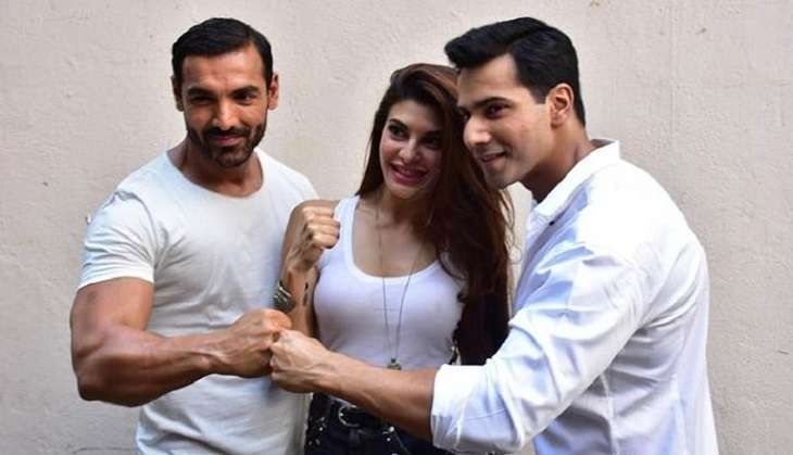 Varun Dhawan and John Abraham in Dishoom Piracy Free