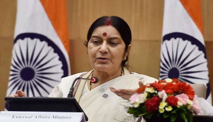 Sushma Swaraj asks Indian envoy to call on B'desh PM over attack on Hindus 
