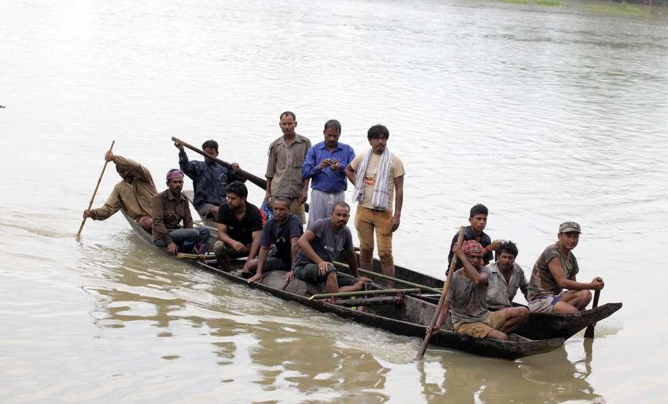 Kaziranga flood rhino rescue Subhamoy Bhattacharje