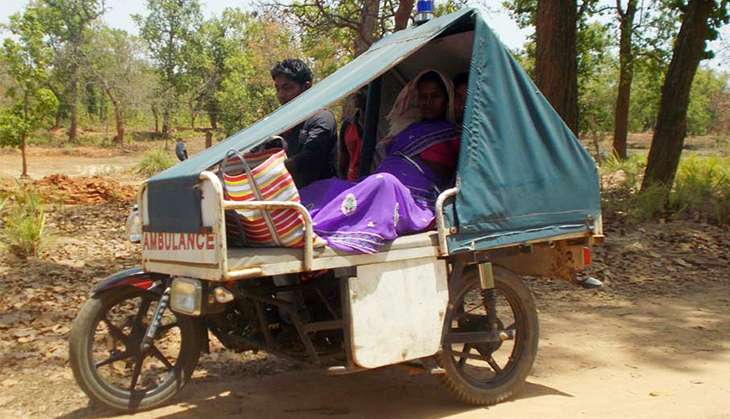 Baby delivery! Bike ambulance to ferry pregnant women from Bastar's hilly areas 