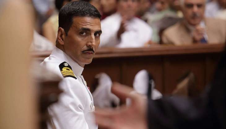 Akshay Kumar in a still from Rustom
