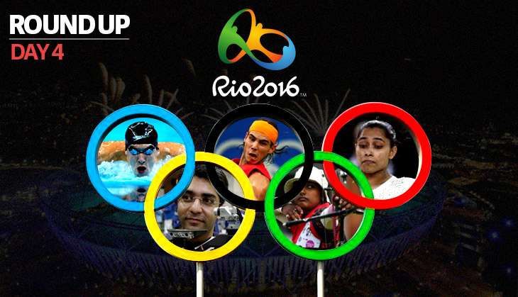 Rio Olympics Day 4 roundup