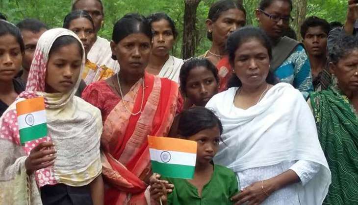 Tribal leader Soni Sori successfully hoisted the tricolour for the first time in the village of Gompad