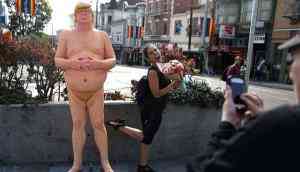 In pics: Ridiculous? Yes. But does Trump deserve that NSFW statue? 