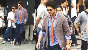 Photos: Shah Rukh Khan dons a colourful look for Imtiaz Ali's The Ring 