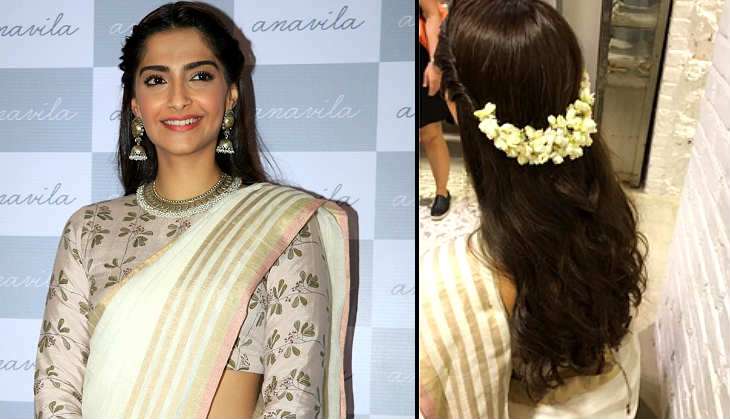Photos: Sonam Kapoor brings the gajra trend back in the most prettiest way 