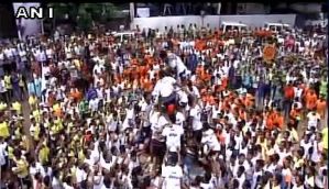 Dahi Handi celebrations: MNS openly flouts SC regulations, human pyramid rises beyond 40ft 