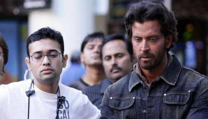 Ayananka Bose and Hrithik Roshan during a shoot