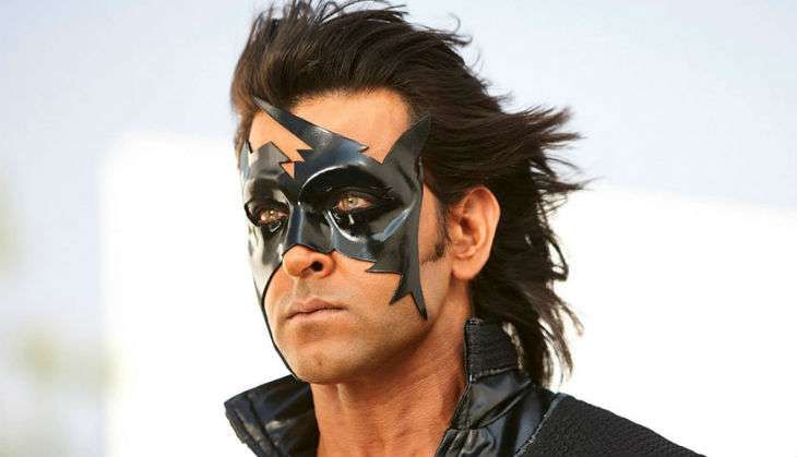Hrithik Roshan in a still from Krrish 3