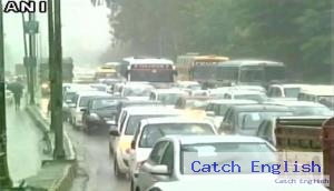 In photos: Flights delayed, roads jammed as rain brings Delhi, Gurugram to a standstill 