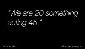 20 going on 45? This terribly tiny tale is shaking up millennials on social media 