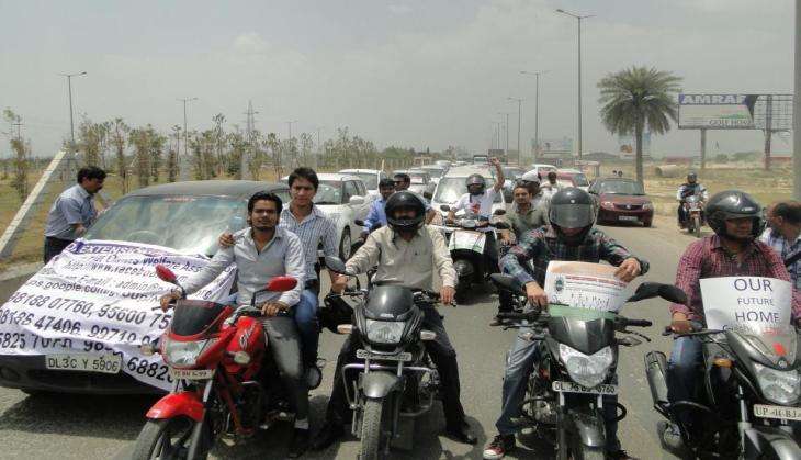 Greater Noida west protest.jpg