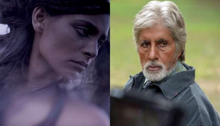 Saiyami Kher and Amitabh Bachchan