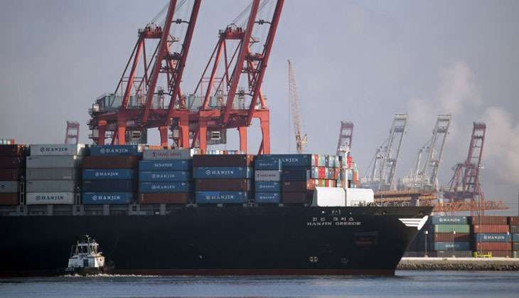 Hanjin shipping Greece AFP Photo/David McNew