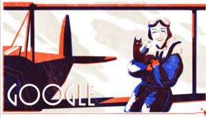 Google Doodle celebrates noted New Zealand aviator Jean Batten's 107th birthday 
