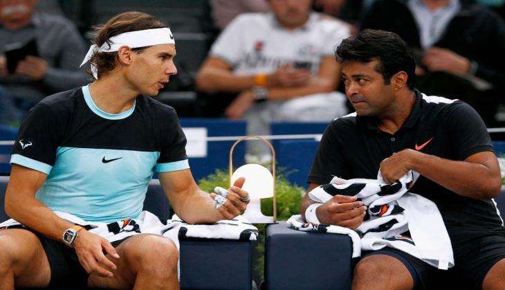 Leander Paes and Rafael Nadal