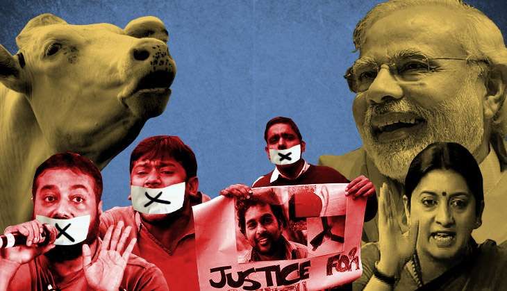 'culture of intolerance' in India, since Narendra Modi became the Prime Minister in 2014