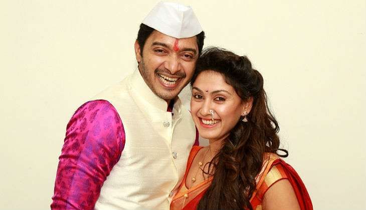 Shreyas Talpade and Manjari Fadnis during Wah Taj promotions