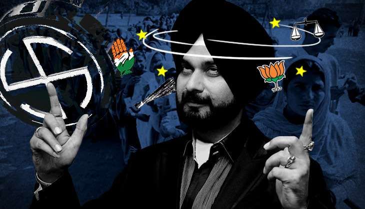 navjot singh sidhu future in Punjab politics is ambiguous after his reverse sweep