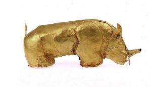 Meet the 800-year-old golden rhinoceros that challenged South African apartheid 