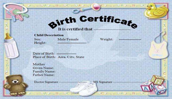 Birth Certificate HC