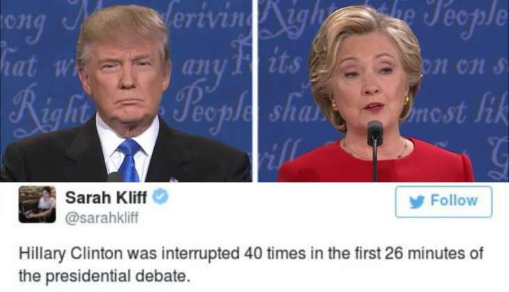 The highlight of Debate Night was Donald Trump mansplaining politics to Hillary Clinton 